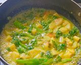 A picture of step 9 of Malabar Spenich with potatoes,A Classic Bengali Dish.