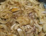 Saucisses Soubise /Sausage Cooked in onion sauce recipe step 4 photo