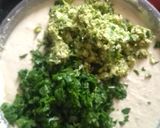 A picture of step 2 of Rava Handvo.