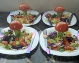 Foto del paso 4 de la receta: Ensalada pepino tomate y lechugas
