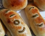 A picture of step 8 of Achari pizza roll.