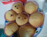 Foto del paso 3 de la receta: Muffins de vainilla y 💙de dulce de leche 🥯🥞
