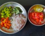 A picture of step 2 of Vemiceile upma.