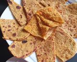 A picture of step 7 of Gajar mooli parantha.