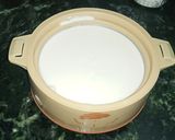 A picture of step 3 of Curd in winter season.