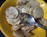 A picture of step 2 of Sesame Penut Potatoes.