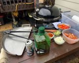 Une image de l'étape 1 de Paella sur BBQ au charbon.