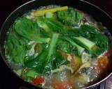 Pakcoy Kuah Kuning (asam segar dg kaldu kepala ikan) langkah memasak 4 foto