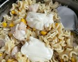 Foto del paso 5 de la receta: Pasta fría con pollo y maíz 🌽