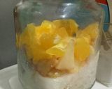 Foto langkah ke 4 dari resep Angel's 1st Overnight Oats mix Apple, Pisang, Sunkist, Nata de coco.