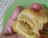 Foto langkah ke 14 dari resep Bakpia Ubi (isi ayam dan gula susu).