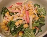A picture of step 3 of Kids Love It! Lettuce and Imitation Crab Mayo Salad.