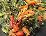 Foto langkah ke 2 dari resep Tumis Daun Pepaya.