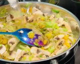 Foto del paso 5 de la receta: Sopa de Poro con Champiñones. #lacocinadeconsuelo #titanaty