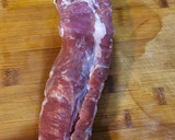 Foto del paso 1 de la receta: Solomillo de cerdo con salsa de champiñones
