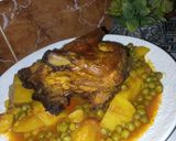 صورة لخطوة 6 من وصفة الدجاج بالجلبان والبطاطا 😋