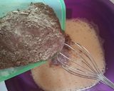Foto langkah ke 4 dari resep Brownies Chocolatos Lembut 2 Telur No Mixer.