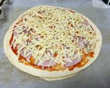 Pas rețetă Pizza double pe lipie 1 fotografie