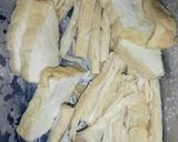 Hình bước làm 1 của món Cà Tím Xào Lá Quế Chay