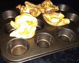 Foto del paso 4 de la receta: Bolsitas de crepé rellenas 🤤🧀👌