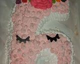 Foto del paso 1 de la receta: Torta números 6 unicornio