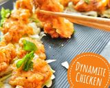 A picture of step 7 of Dynamite chicken.