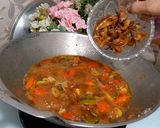 Foto langkah ke 3 dari resep Oseng Cumi asin tahu.