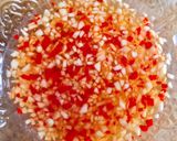 Hình bước làm 3 của món Gỏi Rau Tiến Vua Chả Lụa