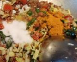 A picture of step 5 of No onion Sooji Upma.