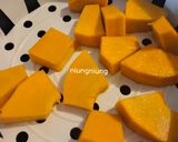 Foto langkah ke 1 dari resep Bolu Labu kuning Kukus.