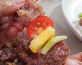 Foto langkah ke 3 dari resep Sate Daging Sapi Masak Teflon.