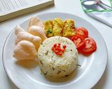 Foto langkah ke 4 dari resep Nasi Goreng Daun Jeruk.