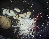 A picture of step 2 of Lasooni Tendli.