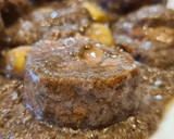 Foto del paso 7 de la receta: Solomillo de cerdo champiñones y shiitake al cava