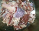 A picture of step 1 of Mutton Dehli Biryani (Plain).