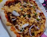A picture of step 12 of Chicken cheesy pizza.