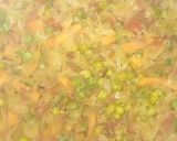 A picture of step 3 of Veg dryfruit biryani.