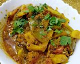 आलू सेम फली सब्‍ज़ी (aloo sem phali sabzi recipe in Hindi) रेसिपी चरण 6 फोटो