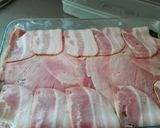 Foto del paso 6 de la receta: Pastel de puré de patatas con espinacas, lacón y bacon 
