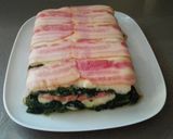 Foto del paso 8 de la receta: Pastel de puré de patatas con espinacas, lacón y bacon 