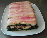Foto del paso 8 de la receta: Pastel de puré de patatas con espinacas, lacón y bacon 