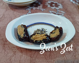 A picture of step 2 of Dates with Peanut Butter.
