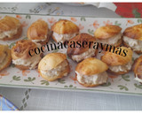 Foto del paso 5 de la receta: Profiteroles salados con gambas