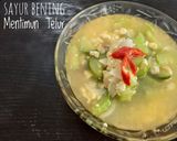 Foto langkah ke 4 dari resep Sayur Bening Mentimun Telur.