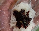 Foto langkah ke 5 dari resep Lemper isi Ayam.