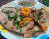 Hình bước làm 2 của món Cá bông lau kho rau răm