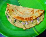 A picture of step 8 of Moong Dal Dosa.