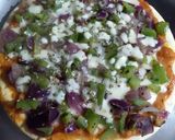 A picture of step 5 of Veg pizza.