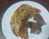 Foto del paso 4 de la receta Empanadillas de compota de manzana especiada con helado