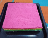 Foto langkah ke 6 dari resep Rainbow cake 4 telur.